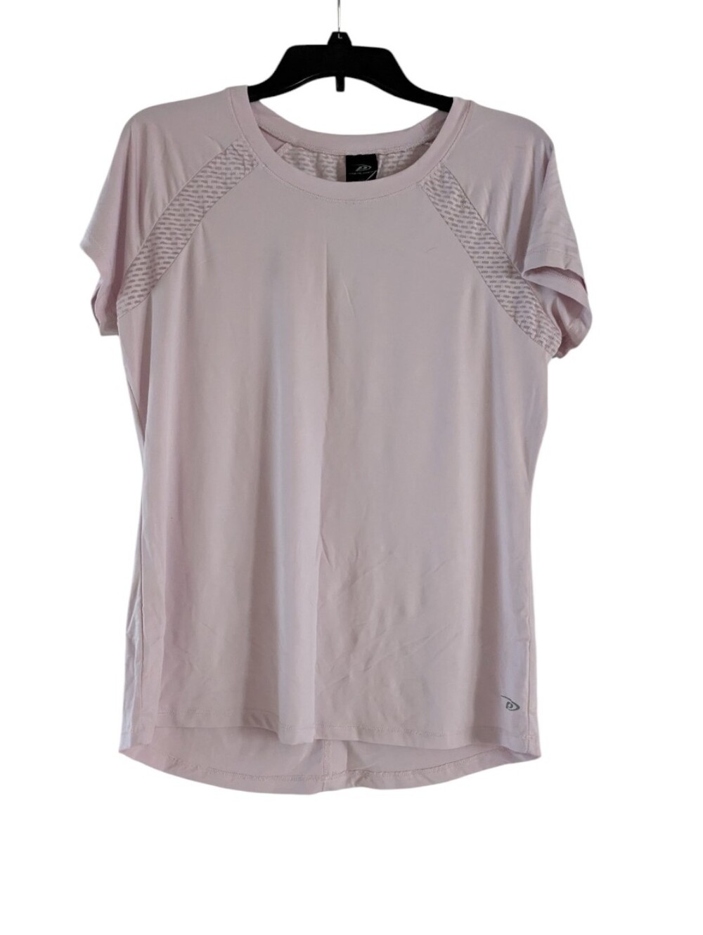 Pro Player Light Pink Short Sleeve Performance Tee with Mesh Insets